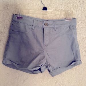 Fun light blue shorts, fun to wear with a cute pastel colored top for spring